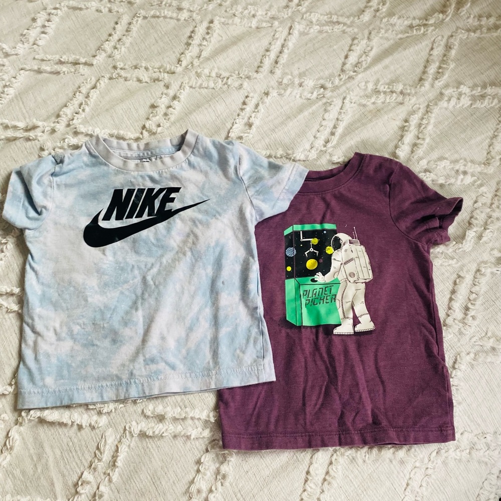 2T (Nike) 18 mos (purple) KIDS toddler shirts